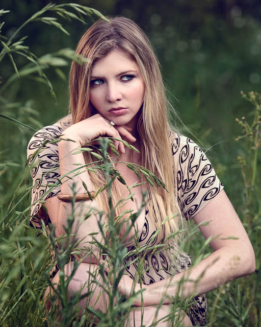 austin portrait photographer girl in woods editorial 