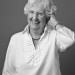 austin portrait photographer black and white photograph of a smiling older lady thumbnail