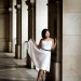 austin portrait photographer girl standing next to columns thumbnail