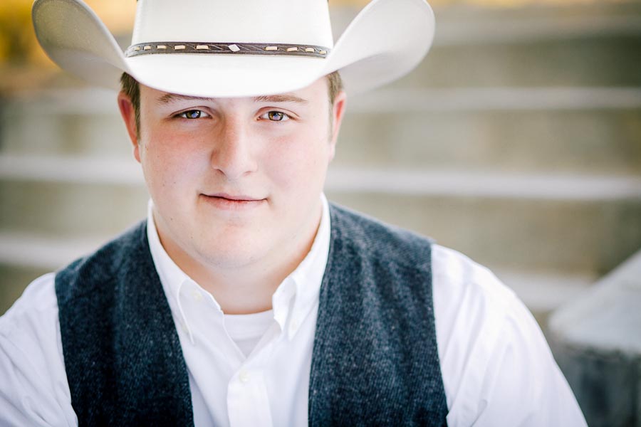 portrait of a high school senior in cedar park texas